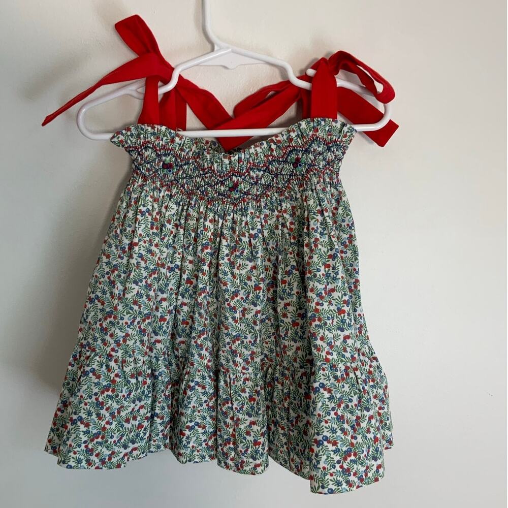 Pepa London Floral Tie Shoulder Smocked dress size 5